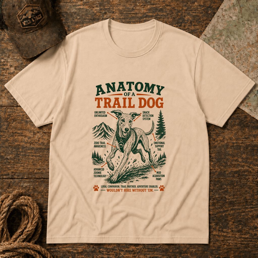 Anatomy of a trail dog 2.0 T-Shirt