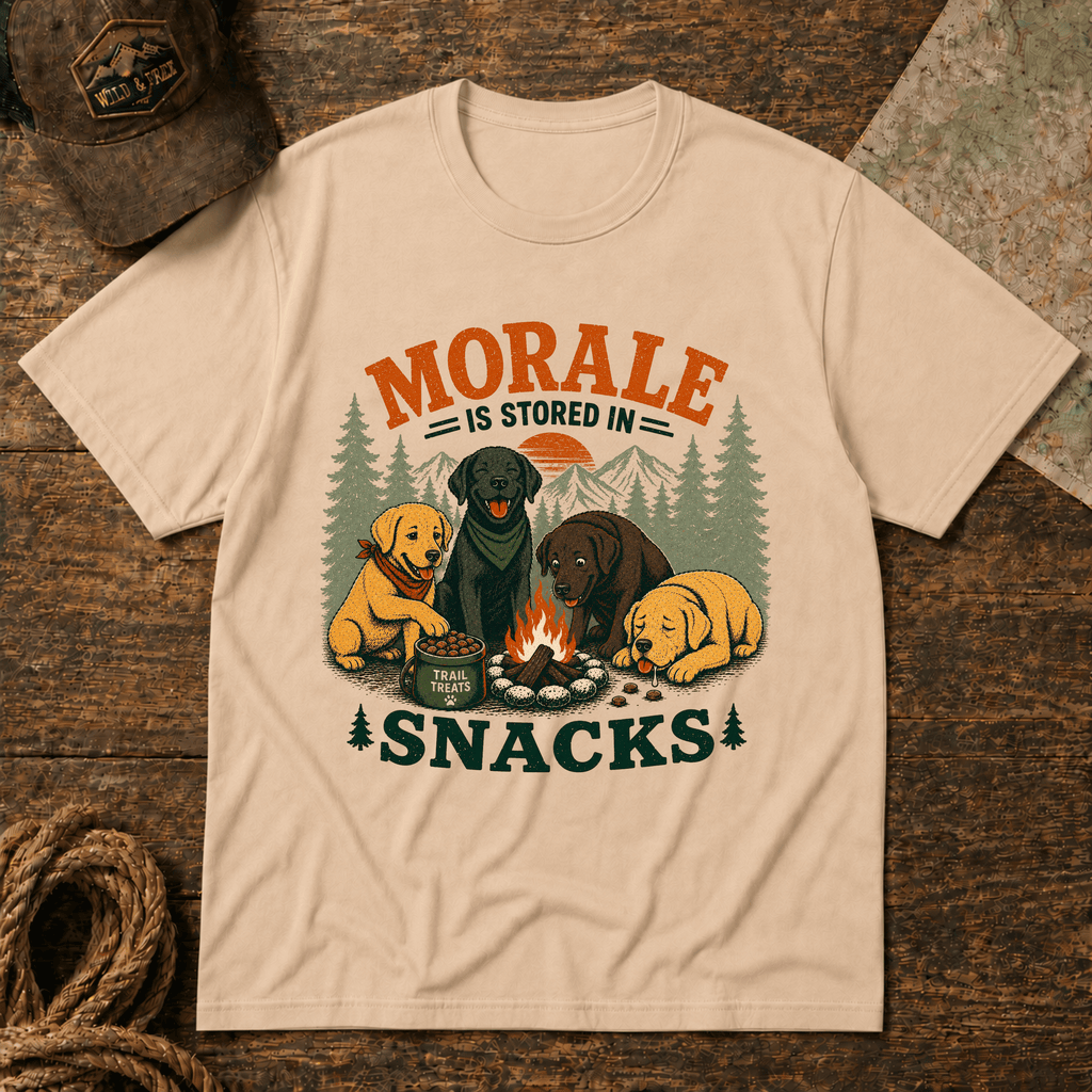 Morale snacks Labrador T-Shirt