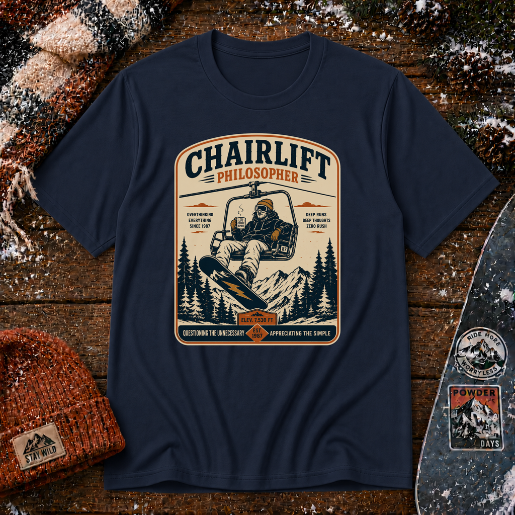 Chairlift Philosopher T-Shirt
