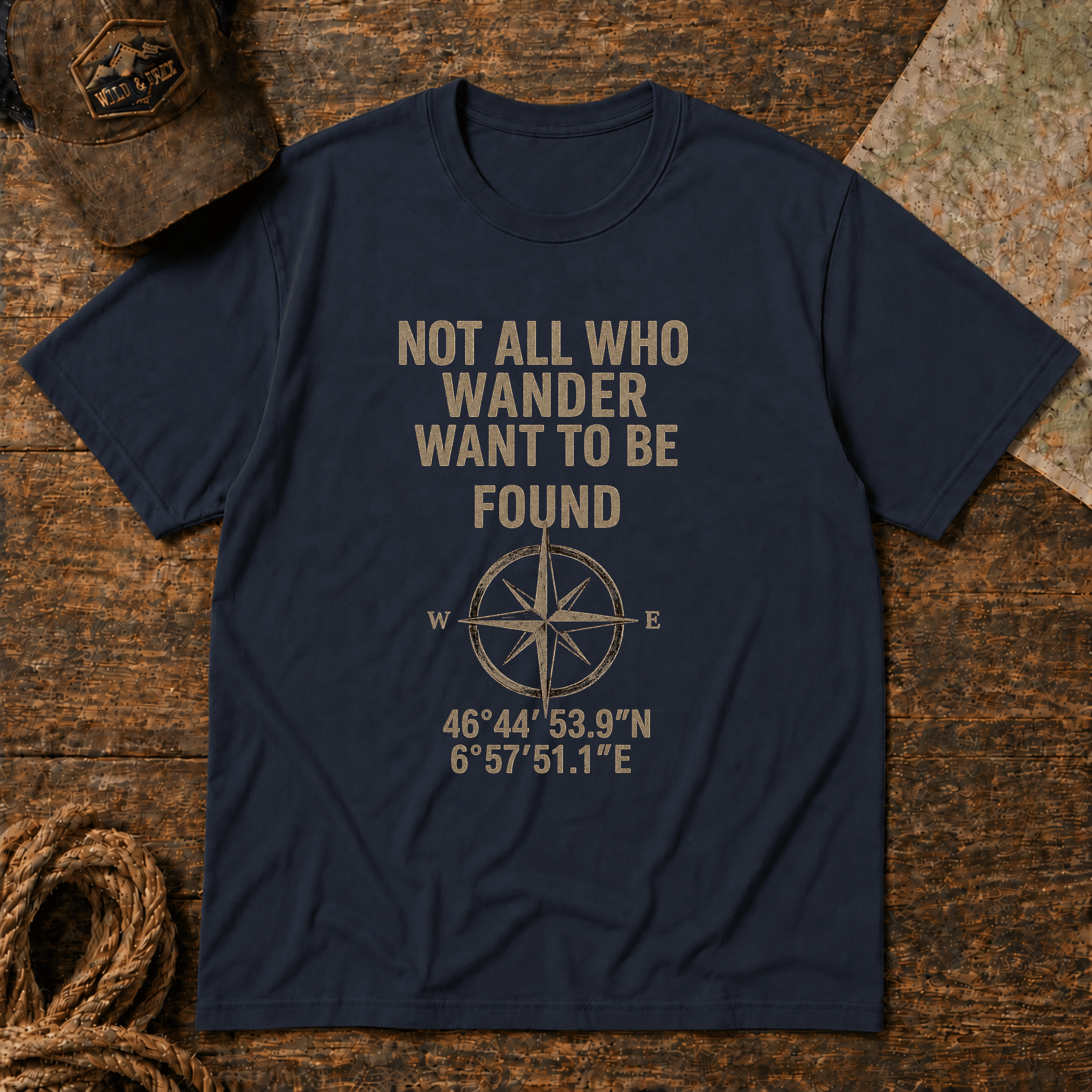 Not All Who Wander Want to be Found T-Shirt