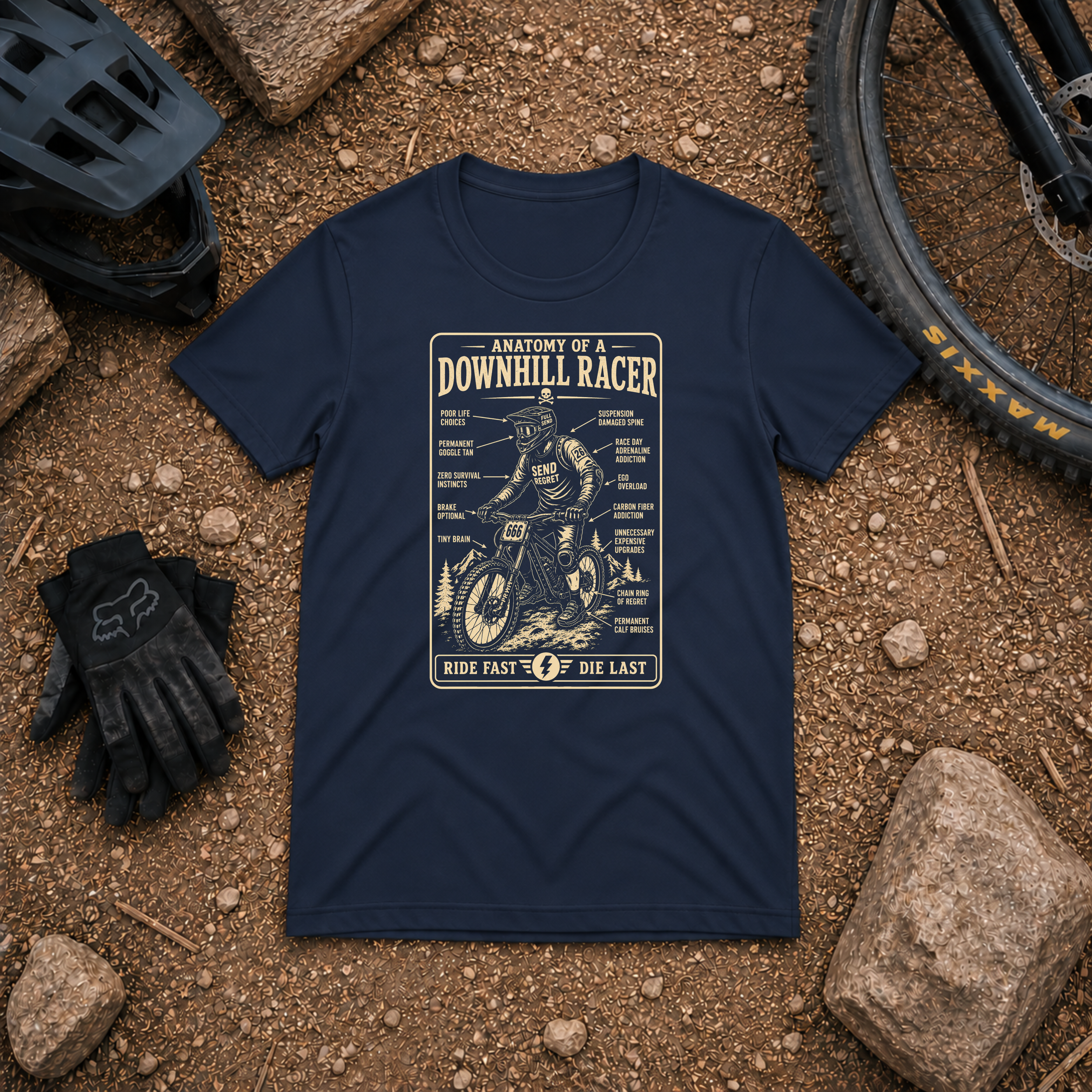 Downhill Racer T-Shirt