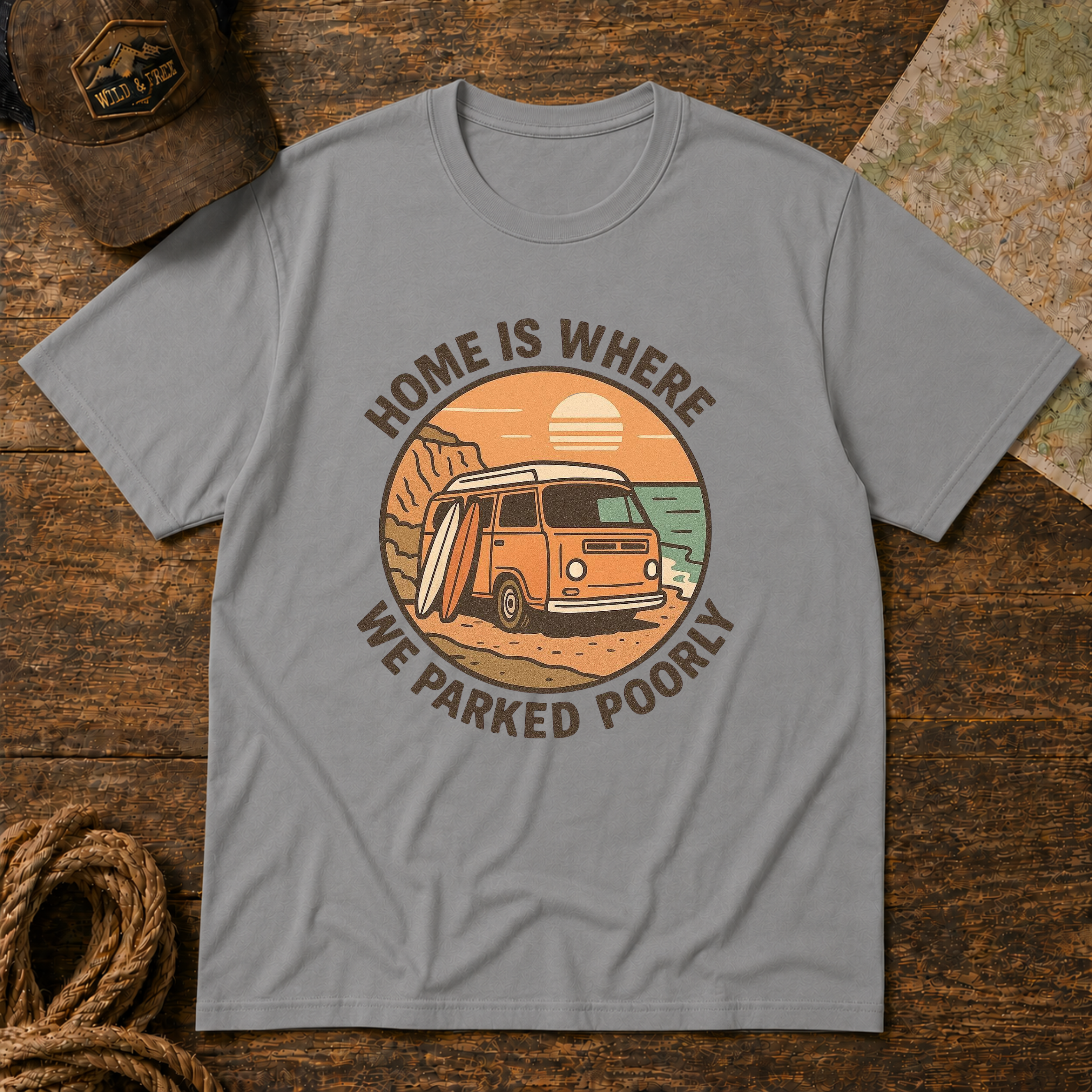 Home is where we parked poorly T-Shirt