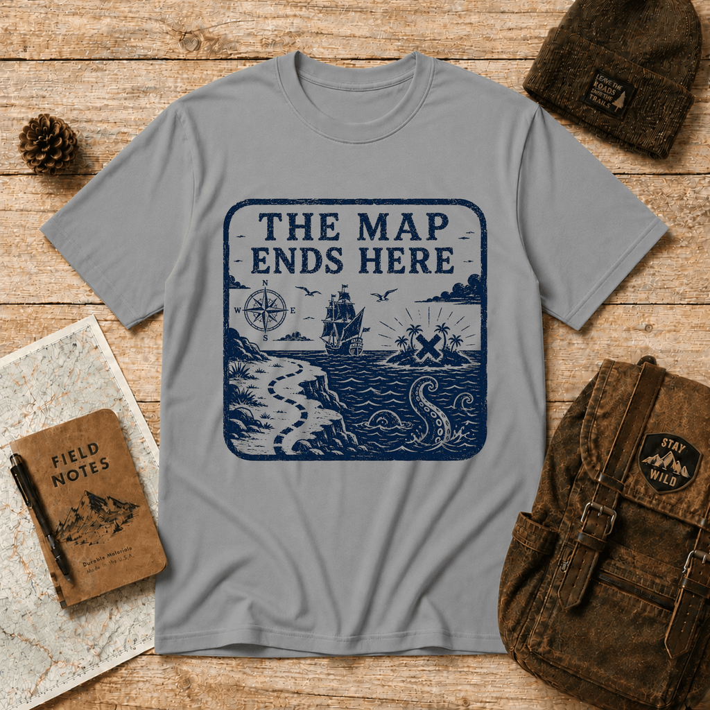 The Map Ends Here Ocean Edition T-Shirt