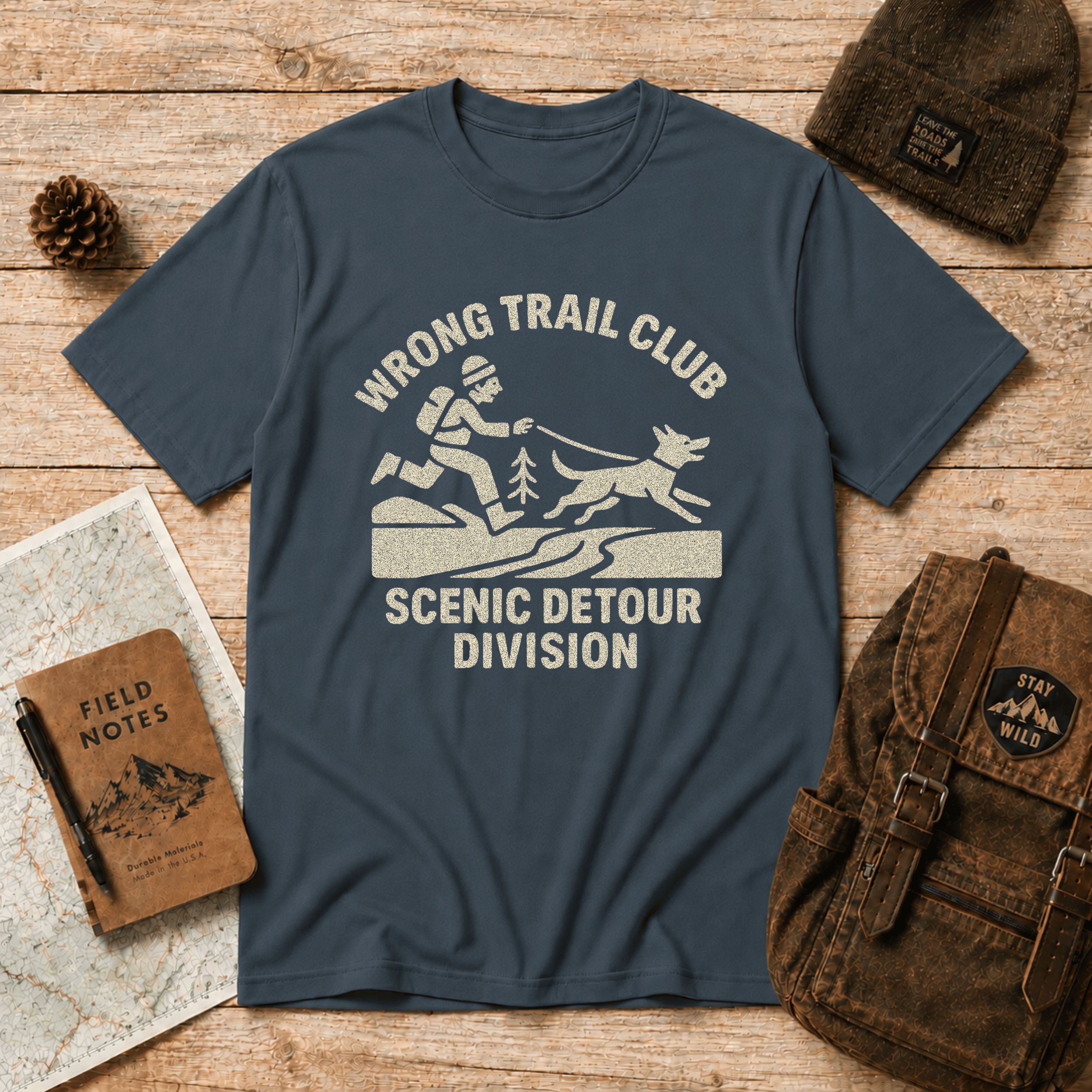 Wrong Trail Club Scenic Detour T-Shirt