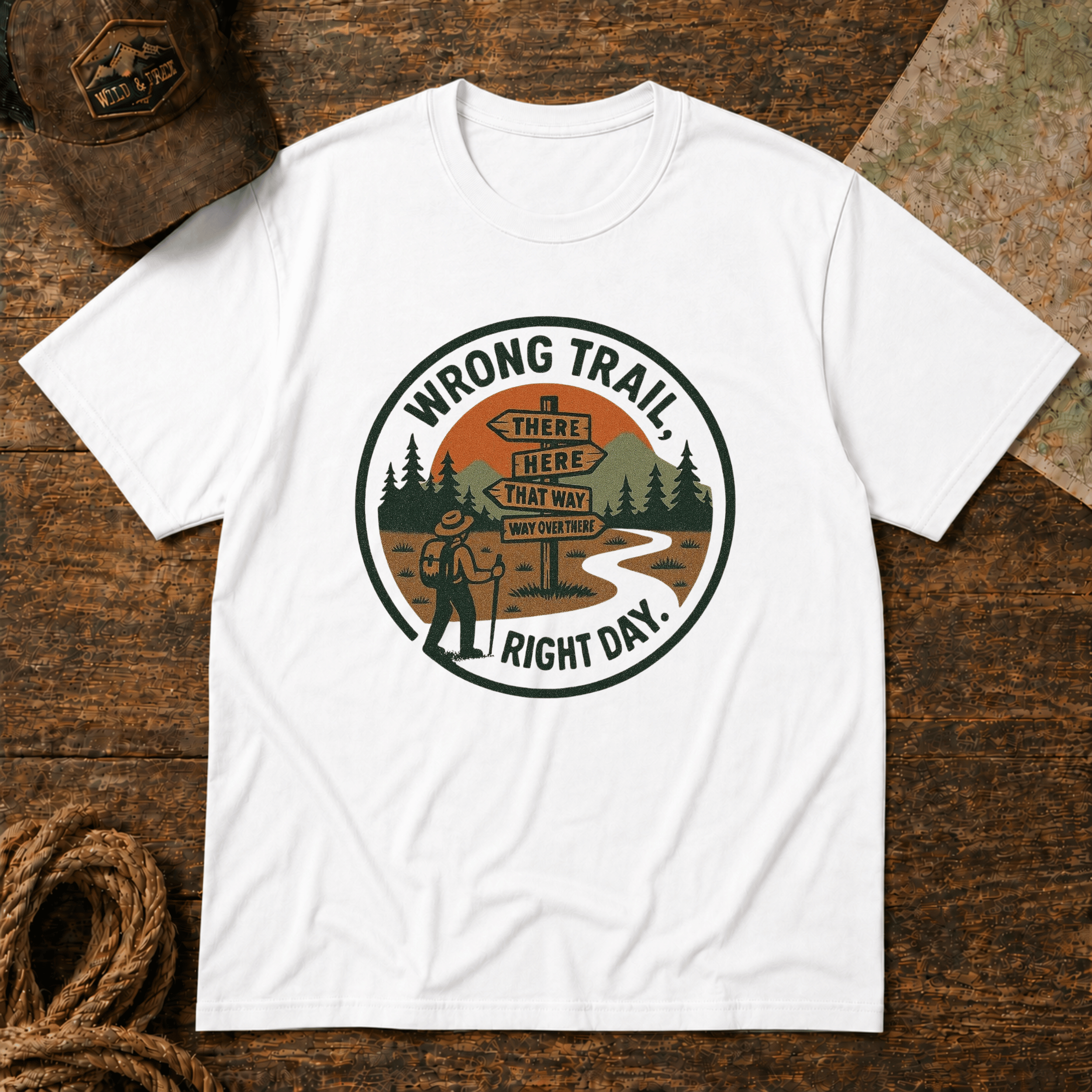 Wrong Trail Right Day T-Shirt