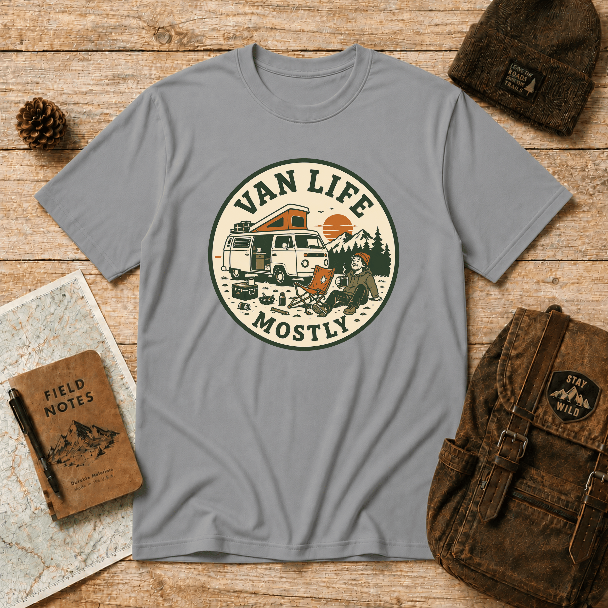 Van Life Mostly T-Shirt
