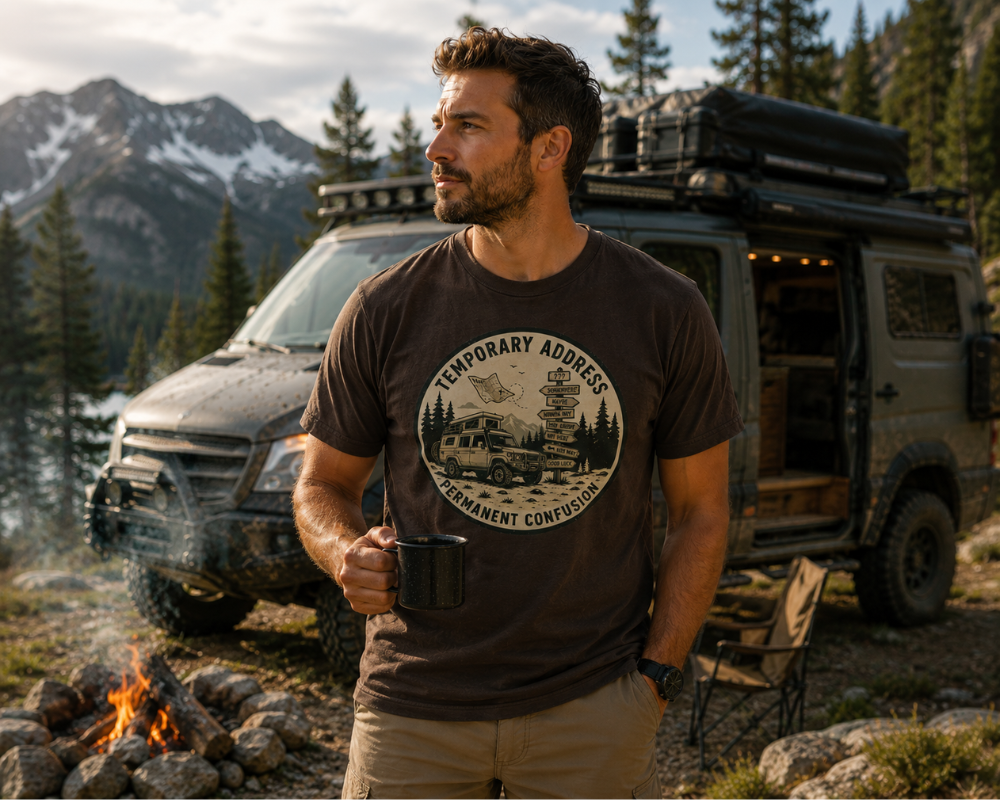 Temporary address Permanent confusion T-Shirt