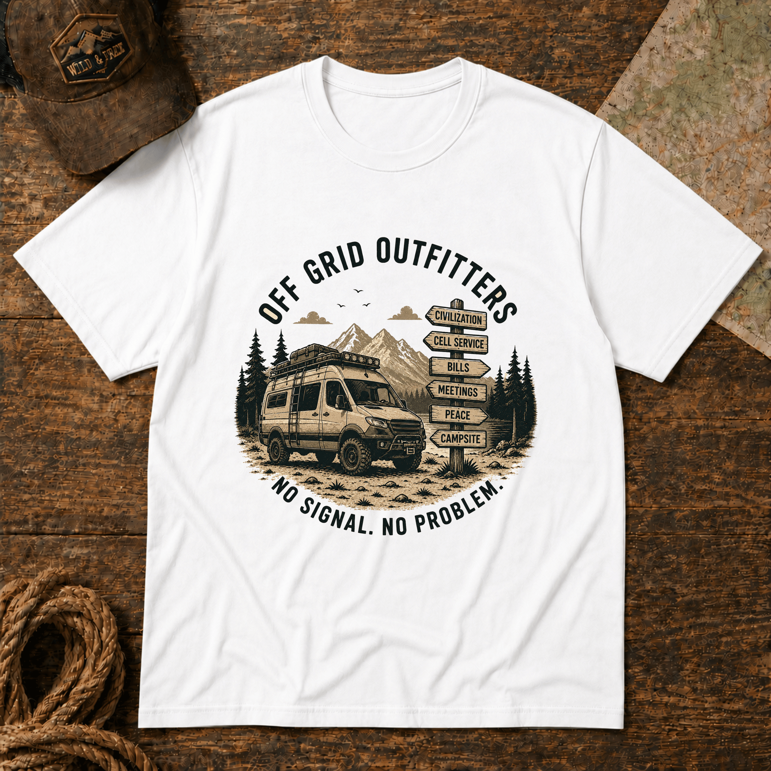 Off grid outfitters T-Shirt
