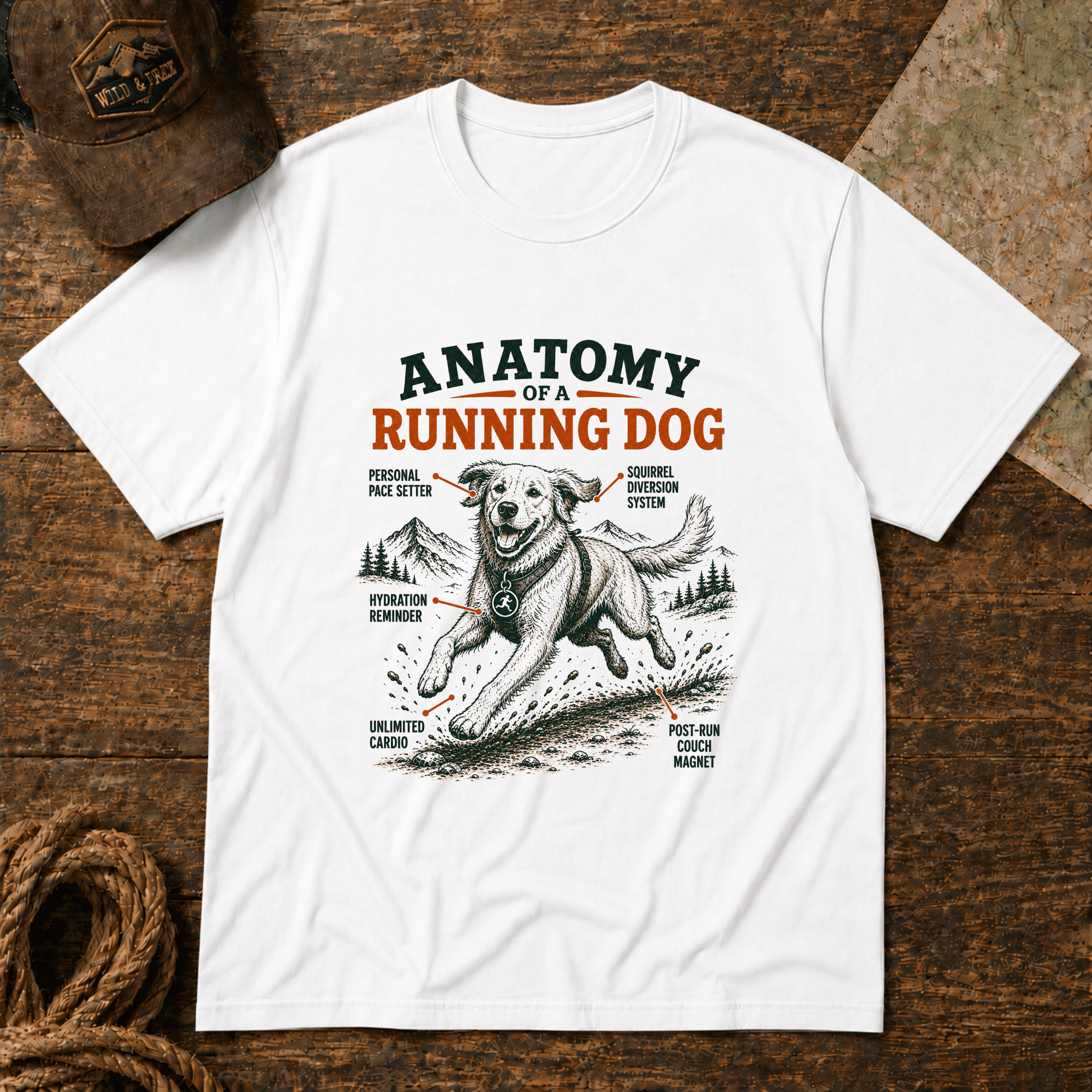 Anatomy of a running dog T-Shirt