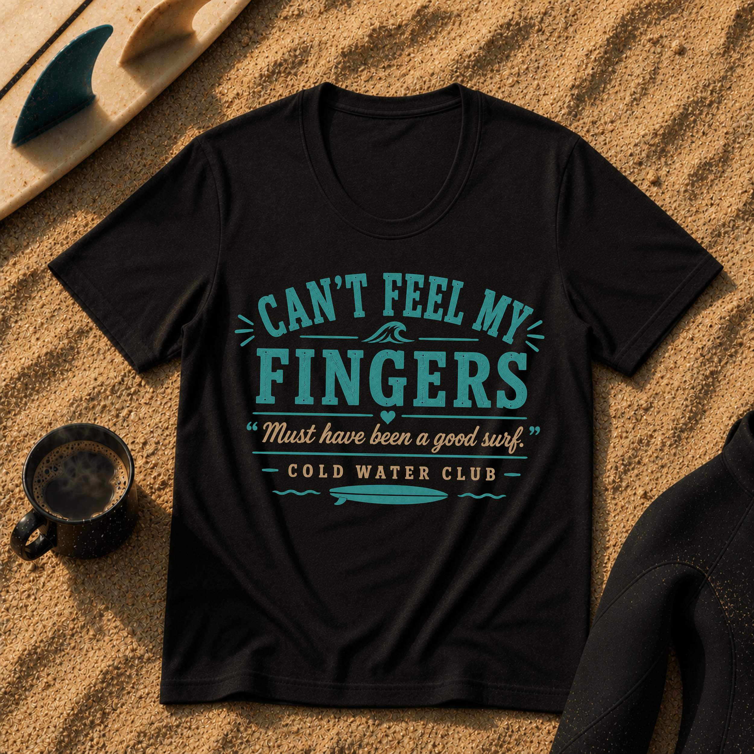 Can't feel my fingers coldwater surf T-Shirt