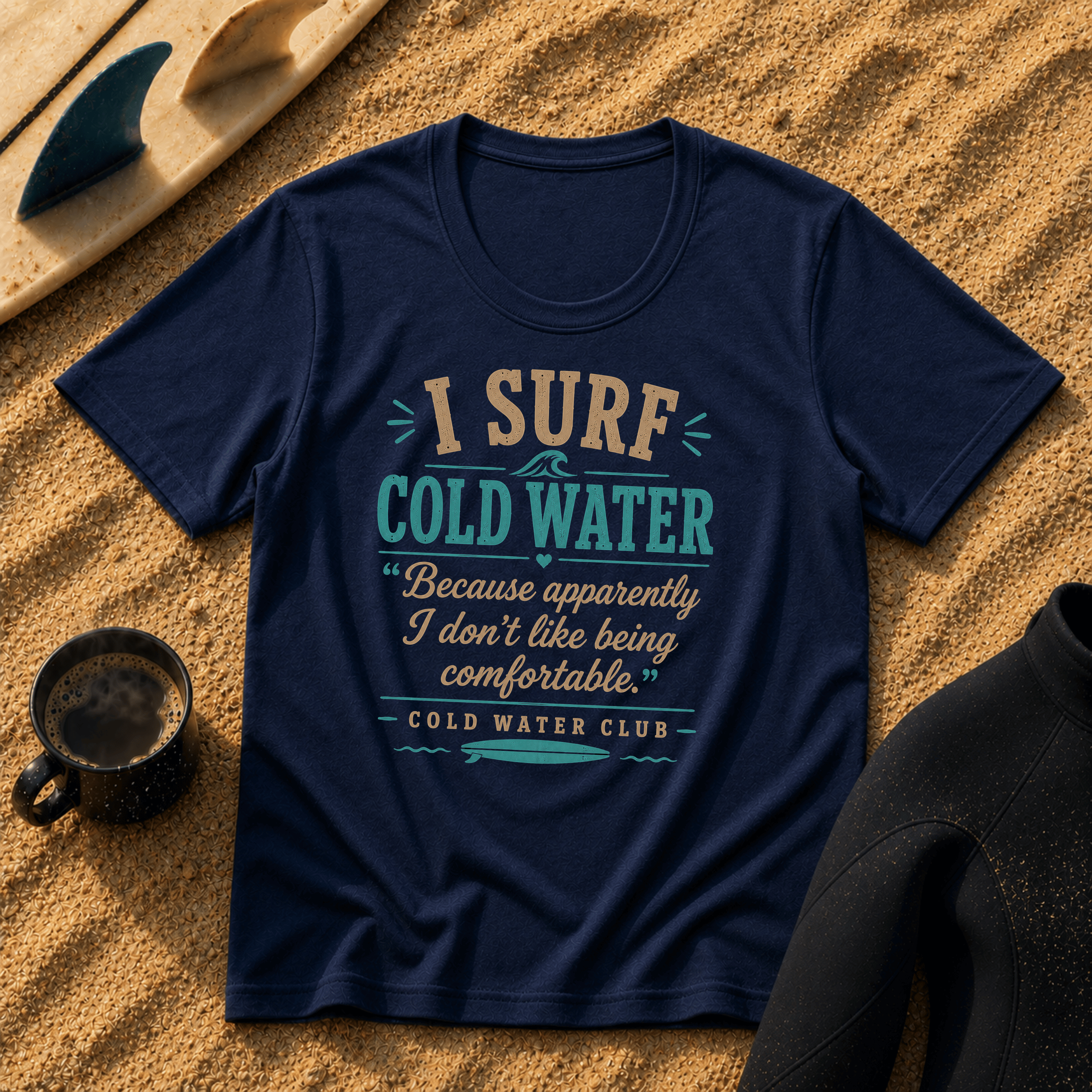 I surf cold water T-Shirt